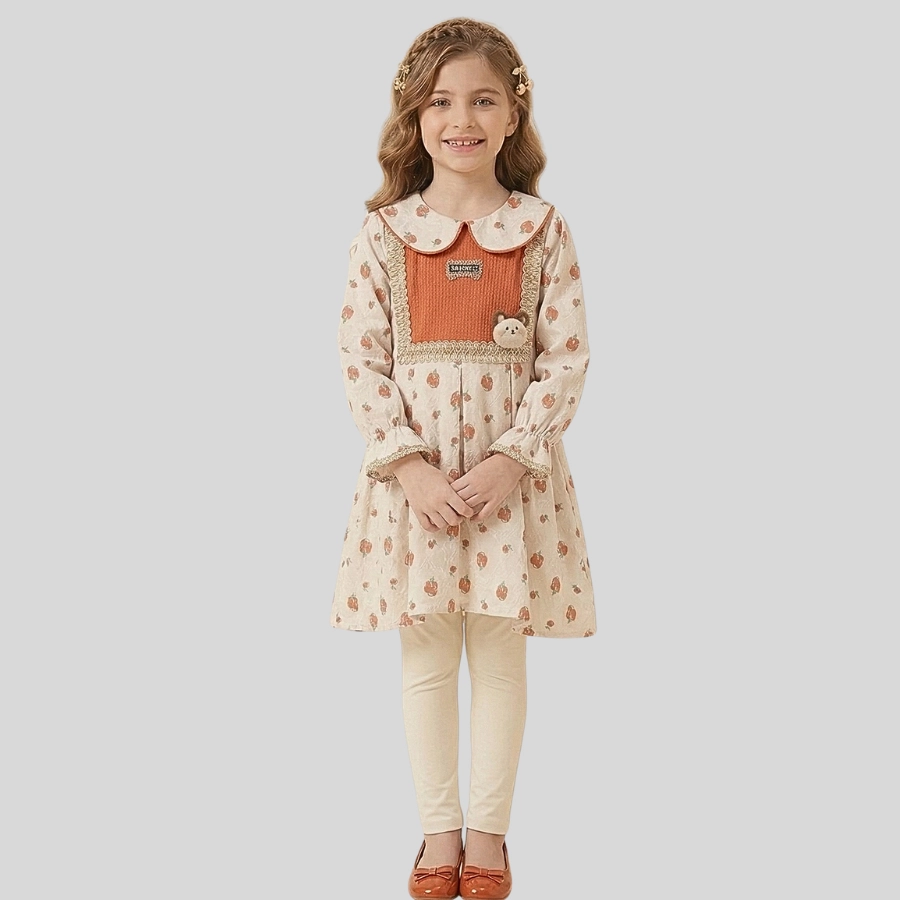 Unique Cotton Frock For Girls