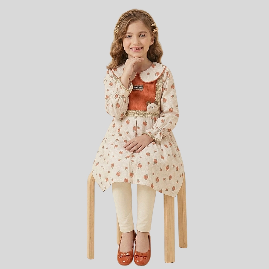 Unique Cotton Frock For Girls