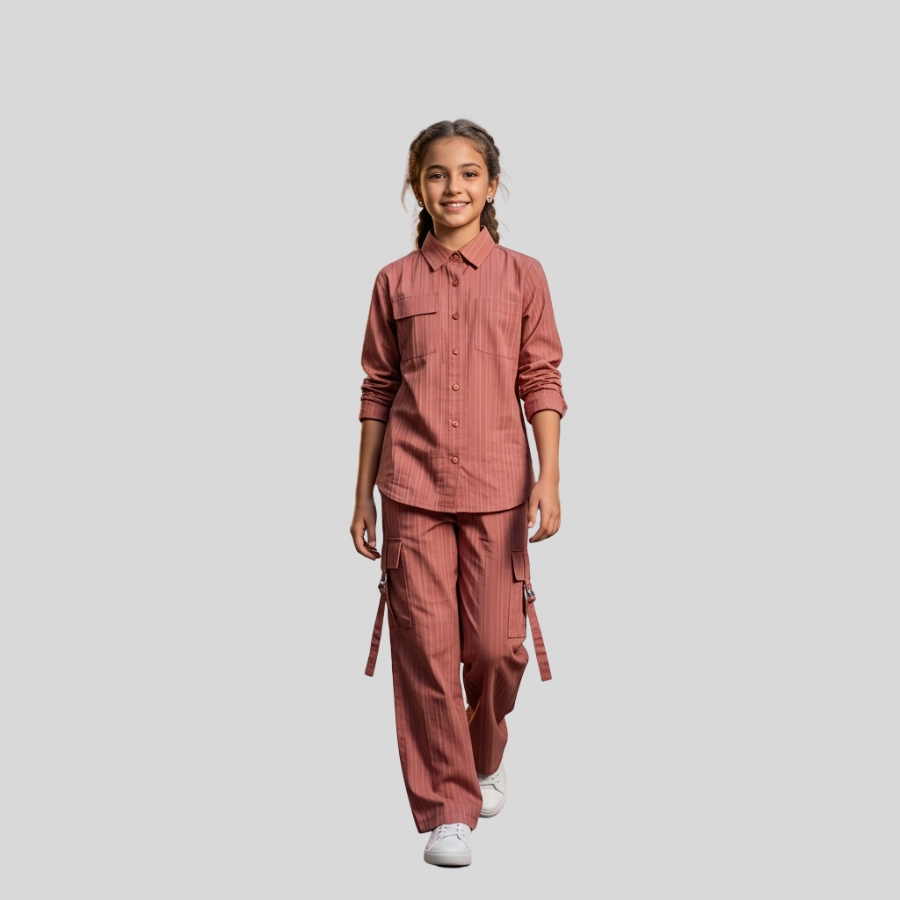 Urban Chic Girls Cargo Co-Ord Set