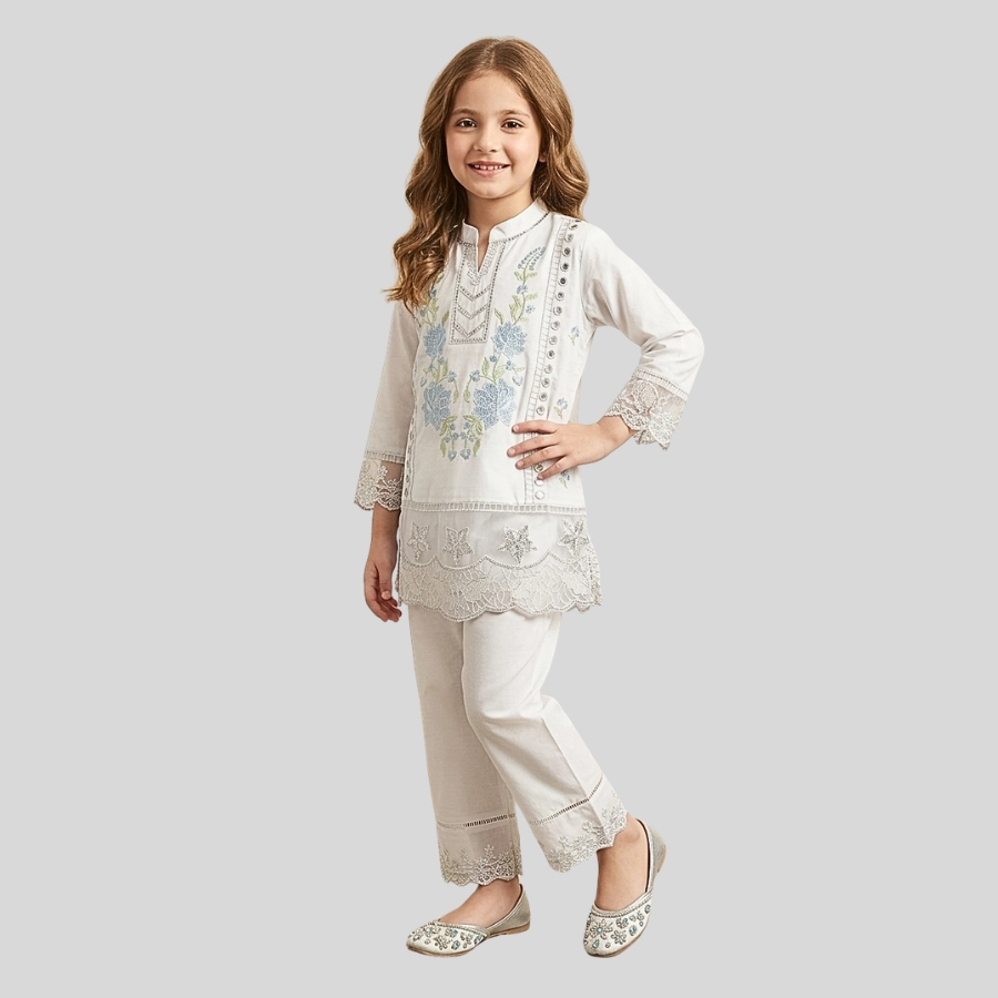 Girls Fancy Kurta Trouser