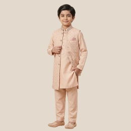 Boys Three Pieces Kurta Pajama